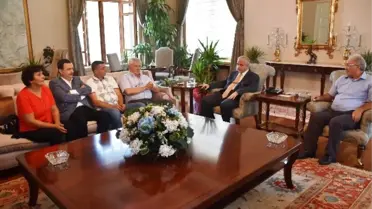 Vali Güvençer Konuklarını Ağırlıyor
