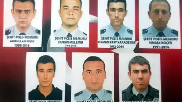 Bingöl'de Şehit Olan 7 Polis Gözyaşlarıyla Uğurlandı