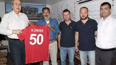 Nevşehirspor Yöneticilerinden Ünver'e Ziyaret