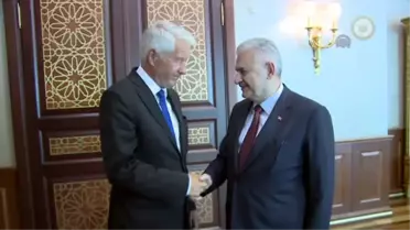 Başbakan Yıldırım, Avrupa Konseyi Genel Sekreteri Jagland'ı Kabul Etti