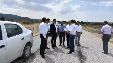 Kaymakam Irgatoğlu Köy Yollarında İncelemelerde Bulundu