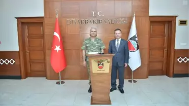 7'nci Kolordu Komutanı Korgeneral Sivri, Vali Aksoy'u Ziyaret Etti