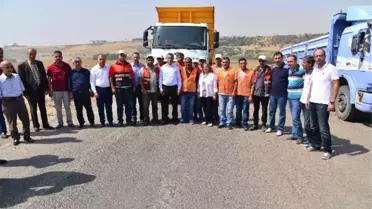 Eş Başkanlar Asfalt Çalışmalarını Denetledi