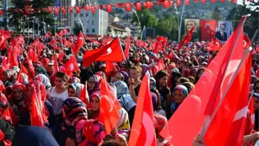 Tokat'ta Demokrasi ve Şehitler Mitingi