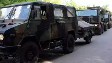 Polatlı'dan Yola Çıkan Füze Bataryalarına Vatandaş Geçit Vermedi