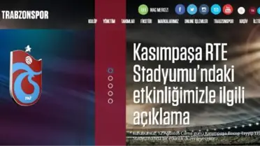 Trabzonspor'dan Etkinlik Programı Açıklaması