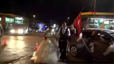 Gazipaşa Demokrasi Nöbetinde Nikah Töreni