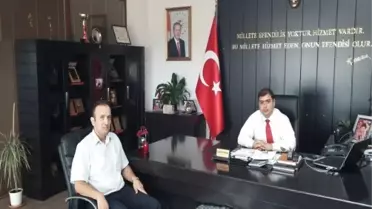 Gümrük Müdürü Aydeniz'den Kızıltoprak'a Veda Ziyareti