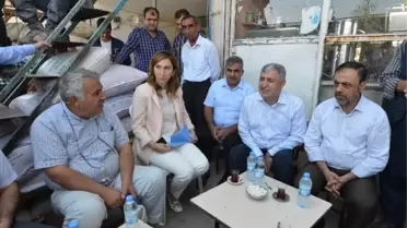 Başkan Polat, Buğday Pazarını Ziyaret Etti