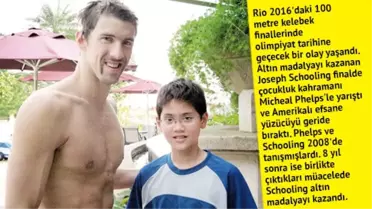 Joseph Schooling, Çocukluk Kahramanı Michael Phelps'i Yendi