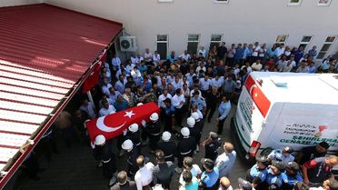 Şehit Baba-oğlun Cenazesi Afşin'de