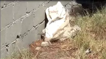 Okul Bahçesinde Askeri Kamuflaja Sarılı Bomba Bulundu