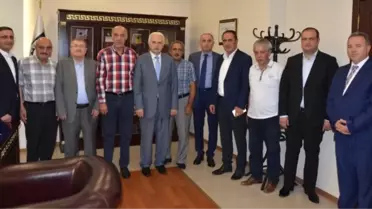 Prof.dr. Koçak'tan Etso'ya Veda Ziyareti