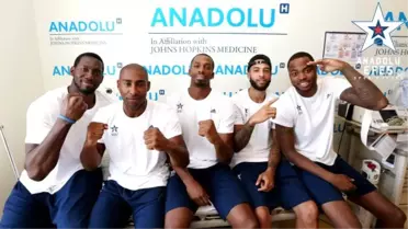 Anadolu Efes oyuncuları sağlık kontrolünden geçti