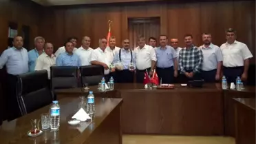 Aydınlı Ziraatçılar Vali Koçak'ı Ziyaret Etti