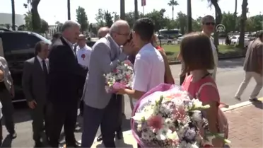 Bakanlar Arslan ve Elvan Mersin'de