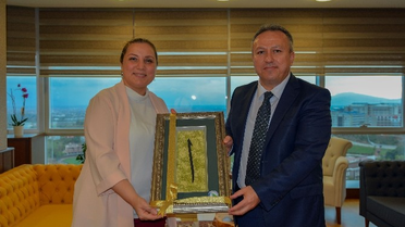 Vali Fidan'dan Rektör'e Veda Ziyareti