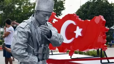 Giresun'da 'Fotoğraf Canlandırma Sanatı' Gösterisi