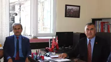 MHP Osmancık Teşkilatından CHP'ye Geçmiş Olsun Ziyareti