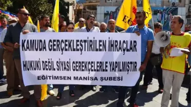 Manisa'da İhraç Edilen Öğretmenler İçin Eylem