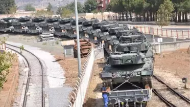 İstanbul'dan İslahiye'ye Tank Sevkiyatı Sürüyor