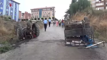 Devrilen Traktörün Altında Kalan Sürücü Öldü