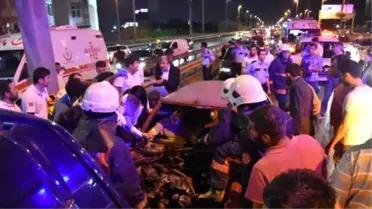 Şişli'de Düğün Konvoyunda Zincirleme Kaza: 3 Yaralı