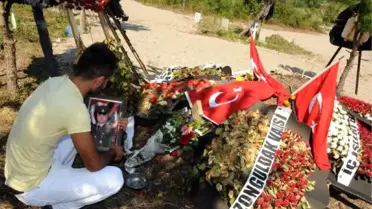 Şehit Ağabeyinin Mezarı Başından Günboyu Ayrılmıyor