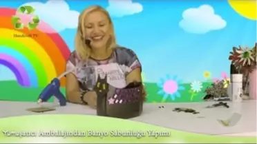 Handcraft Tv Yumuşatıcı Ambalajından Banyo Sabunluğu Kabı Yapımı