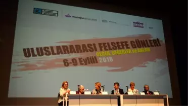Uluslar Arası Felsefe Günleri Başladı