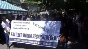 Tunceli'de Polis Aracının Ölümlü Kazaya Neden Olması Protesto Edildi
