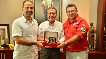 Akut Başkanı Mahruki, Başkan Ataç'ı Ziyaret Etti