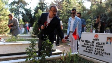 Konya'da Şehitlik Ziyareti
