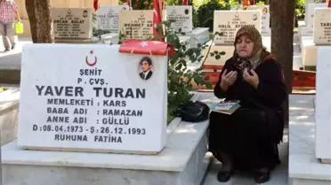 Şehit Yakınları Bayram Arefesinde Şehitliklere Koştu