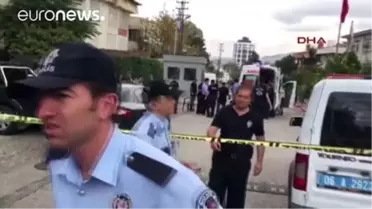 Ankara'daki İsrail Büyükelçiliğ'ne Girmeye Çalışan Bıçaklı Şahıs Vurularak Durduruldu