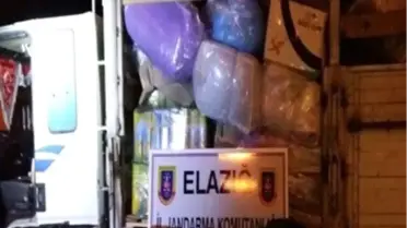 Elazığ'da 46 Kilogram Esrar Ele Geçirildi