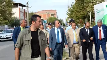Vali Özdemir, Meriç'te İncelemelerde Bulundu