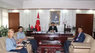 Basın Mensuplarından Kaymakam Vekiline Ziyaret