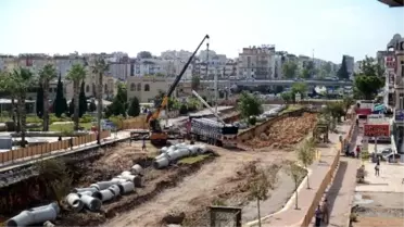 45 Milyon Liralık Düden Katlı Kavşağı Çalışmaları Devam Ediyor