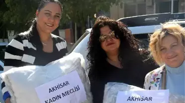 Kent Konseyi Kadın Meclisi'nden Depremzede Köye Yardım