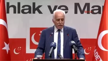 Saadet Partisi Genel Başkanı Kamalak Konuştu 1-