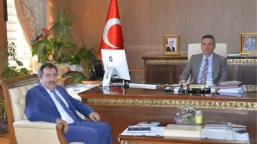 Oedaş Genel Müdürü Türüt'ten Vali Elban'a Ziyaret