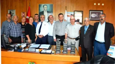 Mahalle muhtarlarından Başkan Özcan'a ziyaret…