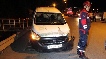 Zonguldak'ta Kaza: 1 Yaralı