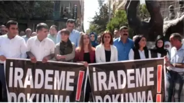 DBP'liler'den 'İrademe Dokunma' Eylemi