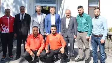 Güreş Federasyonu Başkan Adayı Enis Erdemden Kayseri Şeker'e Ziyaret