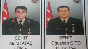 Şehitler Törenle Uğurlandı