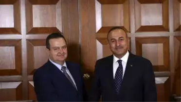 Çavuşoğlu-Dacic Ortak Basın Toplantısı