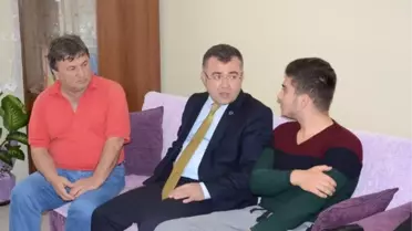 AK Parti İl Başkanı Keskin, Gazi'yi Ziyaret Etti