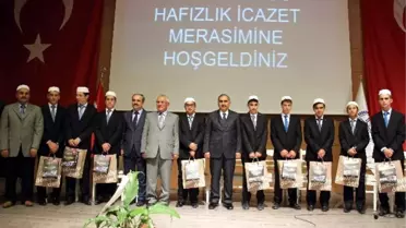 Aydın'ın Kur'an Bülbülleri Hafızlık İcazetlerini Aldı
